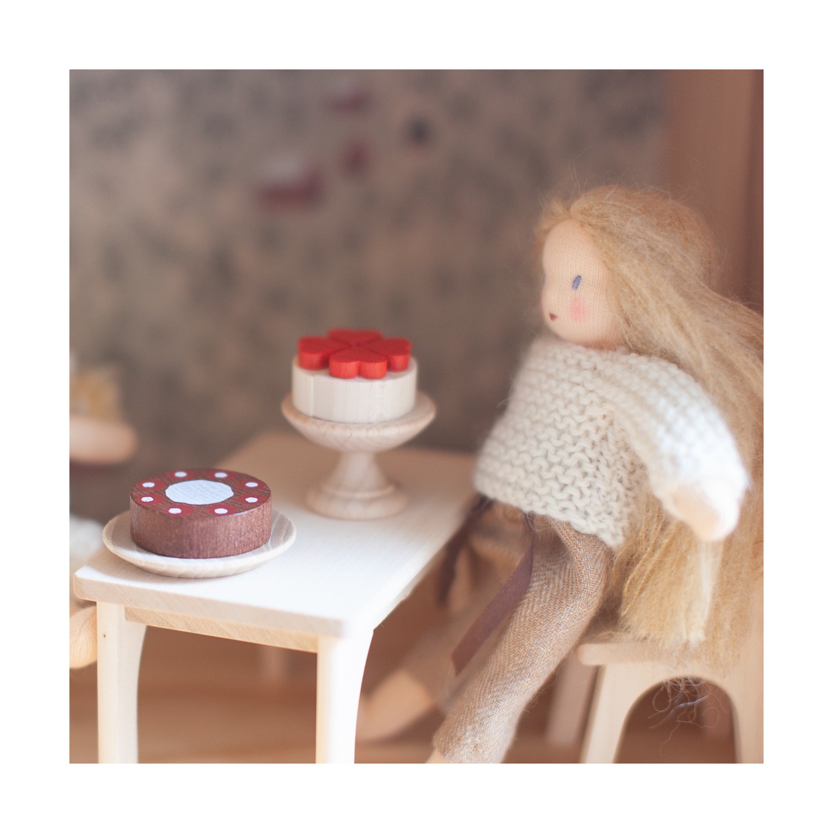 Jouets et figurines - Set de gâteaux pour maison de poupées