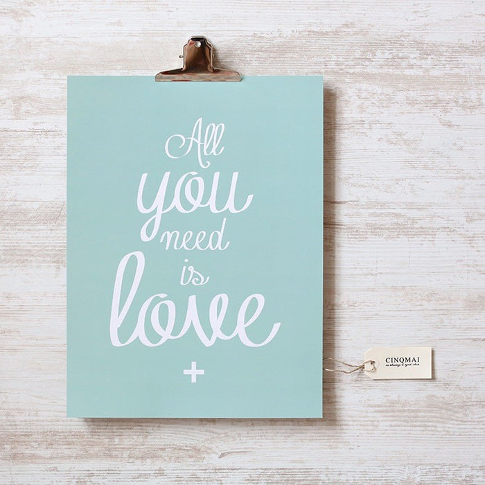 Affiche All you need...
