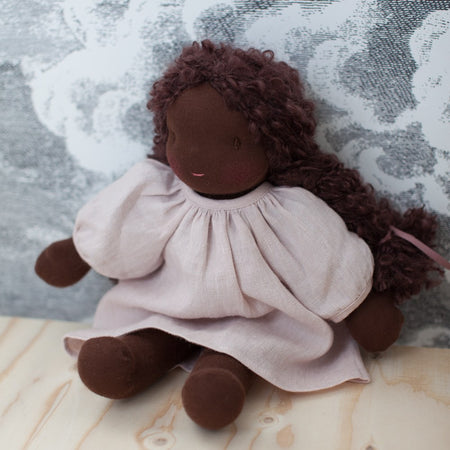 Robe nude en lin
