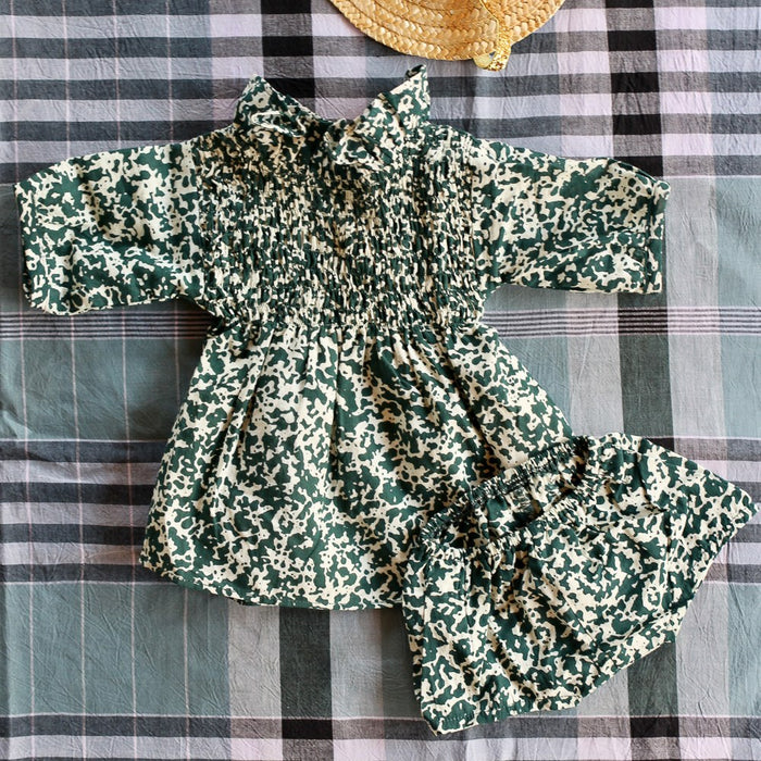 Robe Bonjour Stain vert