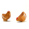 Poules en bois