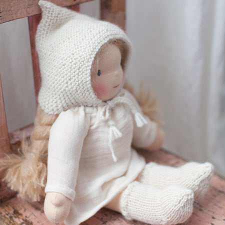 Patron tricot bonnet Pixie et chaussettes pour Happy to see you à télécharger