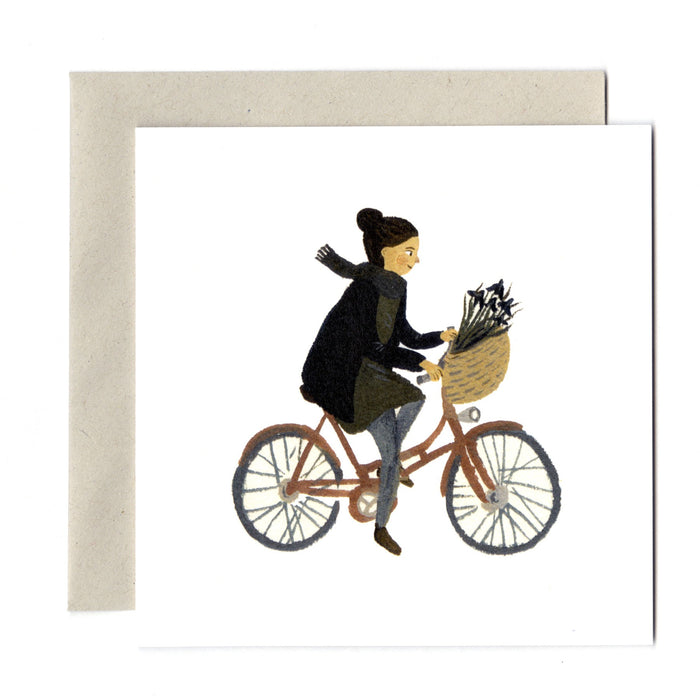 Carte "À bicyclette"