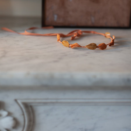 Couronne de feuilles de velours