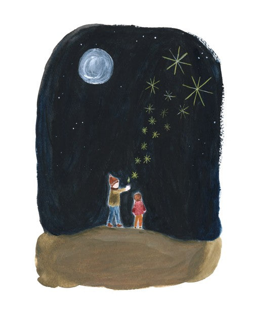 Illustration " Starry Night" Barbara Gevaerts