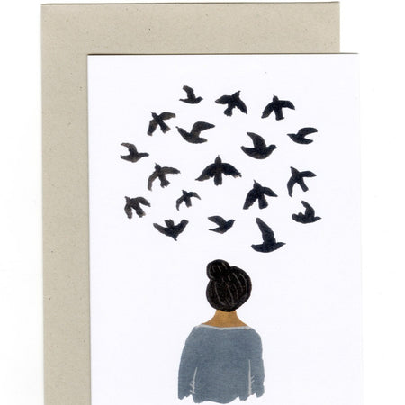 Carte "Bird thoughts" Gemma Koomen