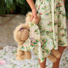 Robe poupée Bonjour fleurs tropicales