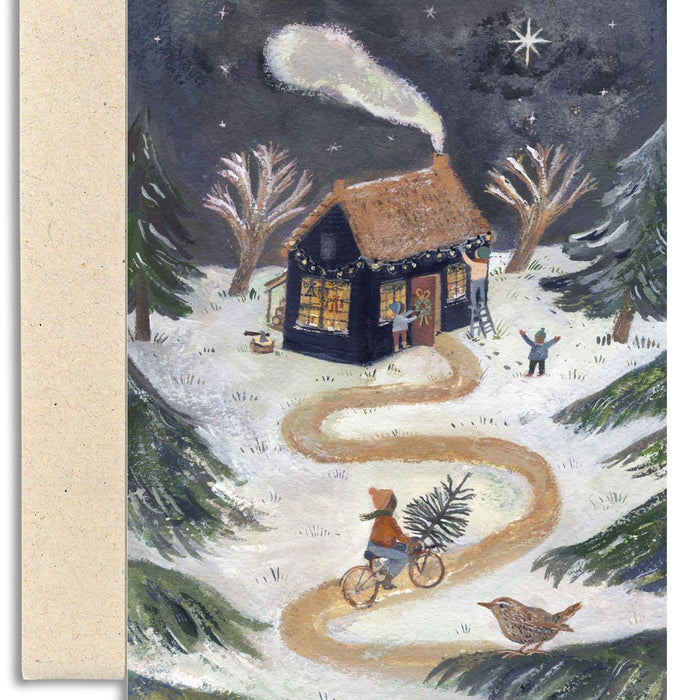 Carte "Bringing the tree home" Gemma Koomen