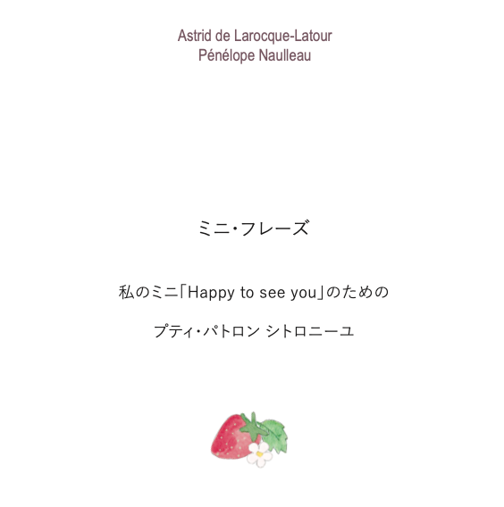 E-Livret Patrons fraise pour mini poupée Happy to see you version ebook