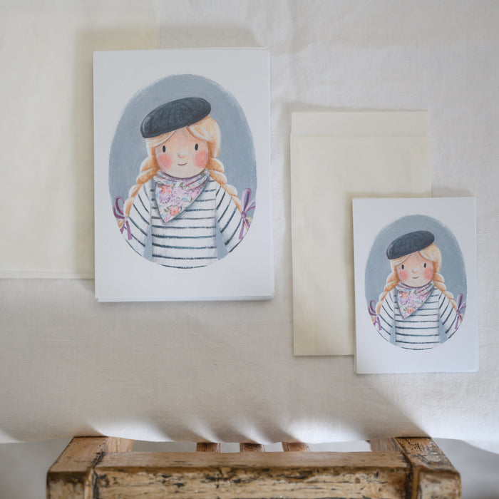 Carte Postale Poupée parisienne Emmanuelle Loutte