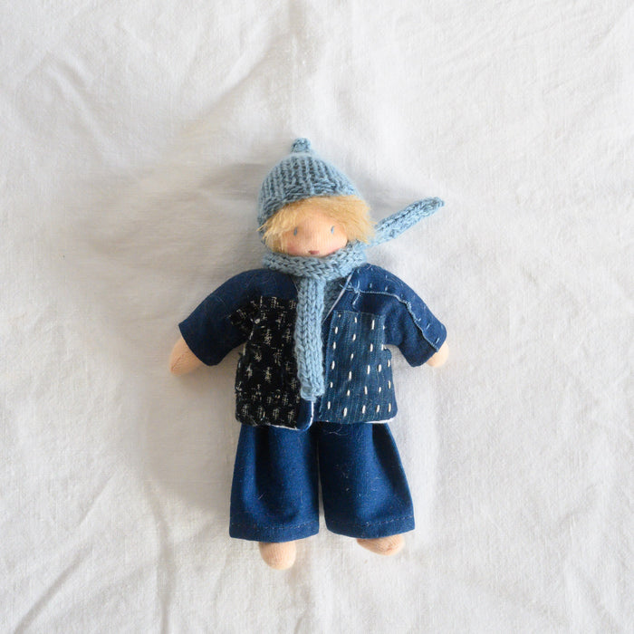 Collection 20 ans - Mini boros tissus japonais anciens - boy blond