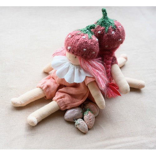 E-Livret Patrons fraise pour mini poupée Happy to see you version ebook