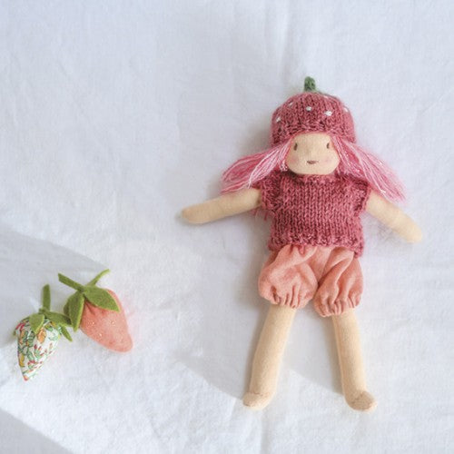 E-Livret Patrons fraise pour mini poupée Happy to see you version ebook