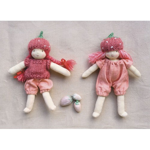 E-Livret Patrons fraise pour mini poupée Happy to see you version ebook