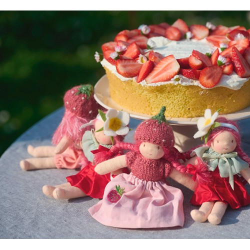 E-Livret Patrons fraise pour mini poupée Happy to see you version ebook